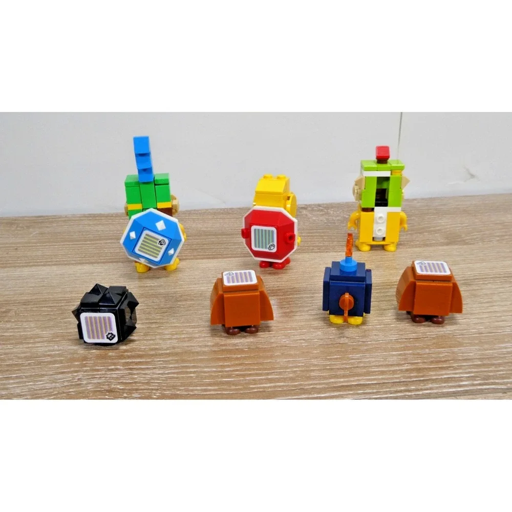 LEGO Mario Charact. Fuzzy, Goomba, Bawser Jr, Larry Koopa, Koopa Troopa, Bob-omb